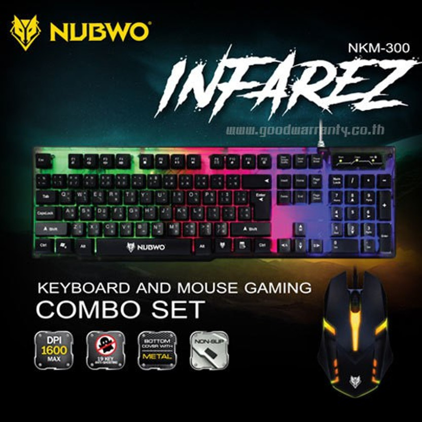 NUBWO NKM-300 Combo Set Combo Set Designed for Gaming
